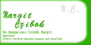 margit czibok business card